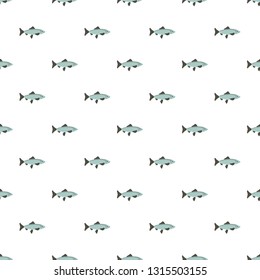 Fresh fish from sea icon. Flat illustration of fresh fish from sea vector icon for web design