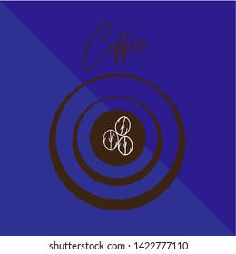 fresh flat coffee logo vector