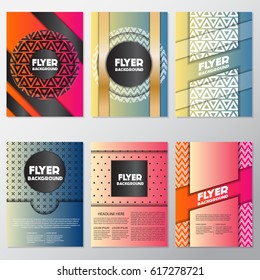 fresh flyer style background Design Template,Vector Illustration
