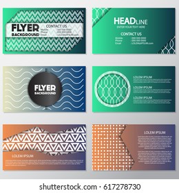 fresh flyer style background Design Template,Vector Illustration