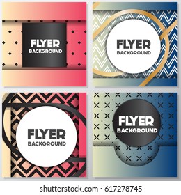fresh flyer style background Design Template,Vector Illustration