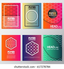 fresh flyer style background Design Template,Vector Illustration