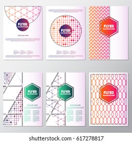 fresh flyer style background Design Template,Vector Illustration