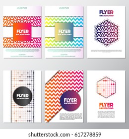 fresh flyer style background Design Template,Vector Illustration