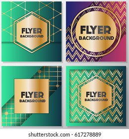 fresh flyer style background Design Template,Vector Illustration