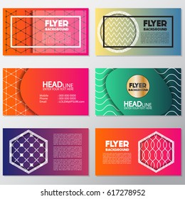 fresh flyer style background Design Template,Vector Illustration
