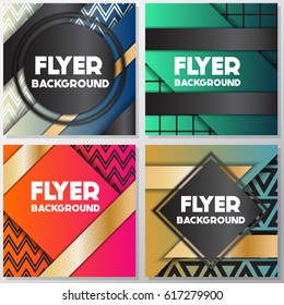 fresh flyer style background Design Template,Vector Illustration