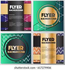 fresh flyer style background Design Template,Vector Illustration