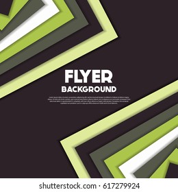 fresh flyer style background Design Template,Vector Illustration