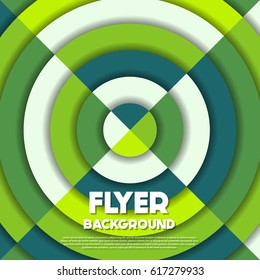 fresh flyer style background Design Template,Vector Illustration
