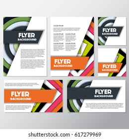 fresh flyer style background Design Template,Vector Illustration