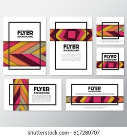 fresh flyer style background Design Template,Vector Illustration