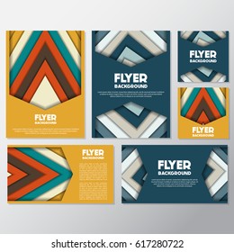 fresh flyer style background Design Template,Vector Illustration