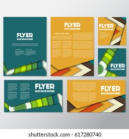 fresh flyer style background Design Template,Vector Illustration