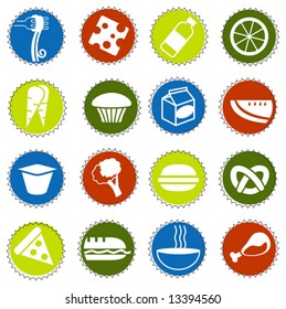fresh food icons 3