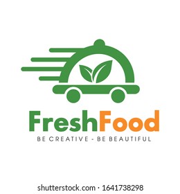 Fresh Food Logo, Food Delivery Logo Vector