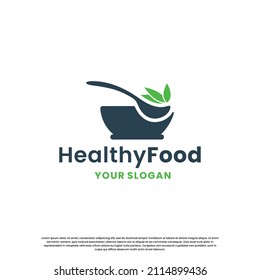fresh food logo design. healthy food logo for business restaurant