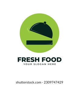 Fresh food logo design vector template