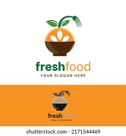 Fresh Food Logo Vector Illustration Your Stock Vector (Royalty Free ...