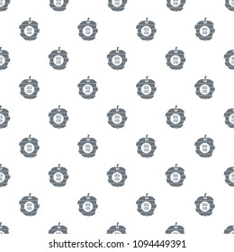 Fresh food pattern vector seamless repeat for any web design