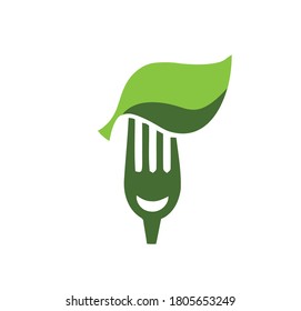 Fresh Food Typography Logo Design Premium Vector