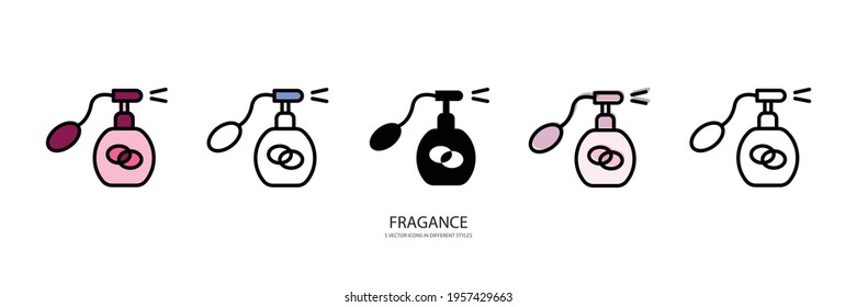 fresh FRAGRANCE vector type icon