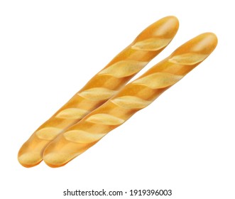 Fresh French baguette. Vector illustration.