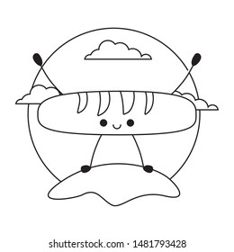 fresh french bread kawaii style