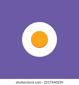 Fresh Fried Egg Logo template designs,Flat icon. egg logo vector illustration