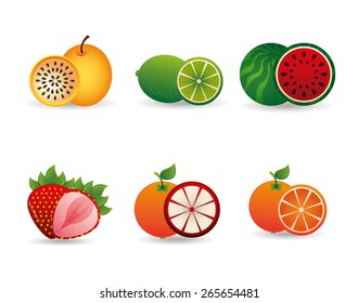 fresh fruit design, vector illustration eps10 graphic 