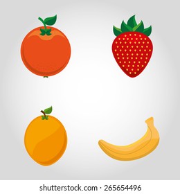 fresh fruit design, vector illustration eps10 graphic 