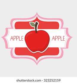 fresh fruit design, vector illustration eps10 graphic 
