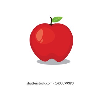 
Fresh fruit icon apple. Healthy food. - Illustration