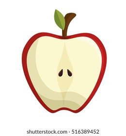 fresh fruit isolated icon
