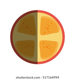 fresh fruit isolated icon