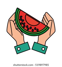 fresh fruit isolated icon