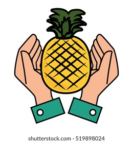 fresh fruit isolated icon
