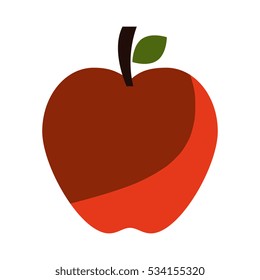 fresh fruit isolated icon