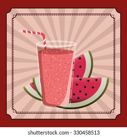 fresh fruit juice design, vector illustration eps10 graphic 