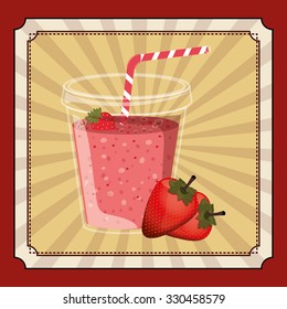 fresh fruit juice design, vector illustration eps10 graphic 