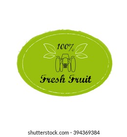 Fresh fruit logo/ Label