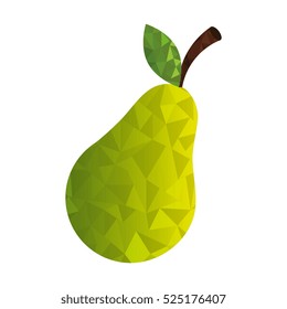 fresh fruit low poly style