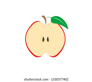 fresh fruit of red apple