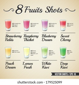 FRESH FRUIT SHOTS SET