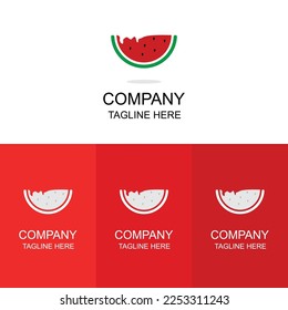 fresh fruit simple logo design
