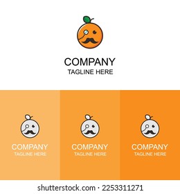 fresh fruit simple logo design