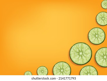 fresh fruit and vegetable background vector for wallpaper 
