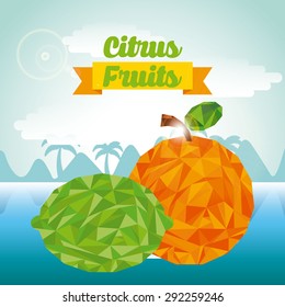 fresh fruits design, vector illustration eps10 graphic 