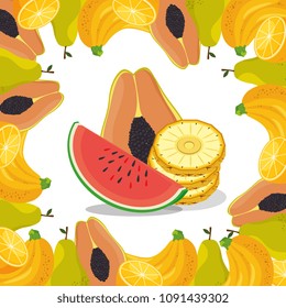 fresh fruits healthy food