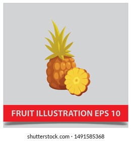 Fresh fruits illustration eps 10